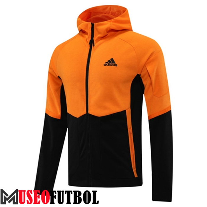 Chaqueta Con Capucha Adidas Negro/Naranja 2022/2023