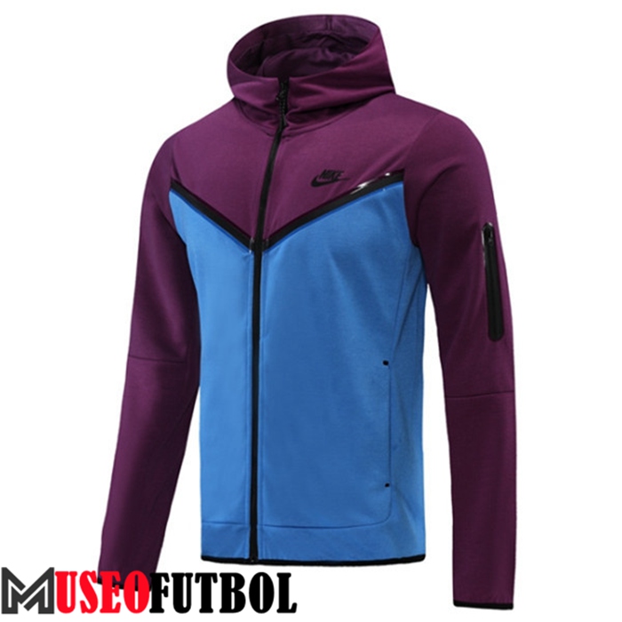 Chaqueta Con Capucha Nike Azul/Púrpura 2022/2023