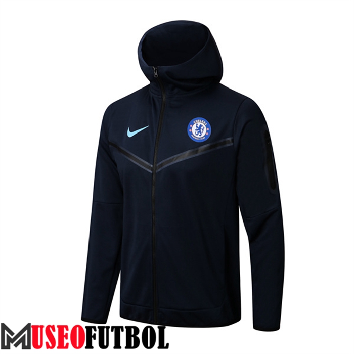 Chaqueta Con Capucha FC Chelsea Azul Marin 2022/2023