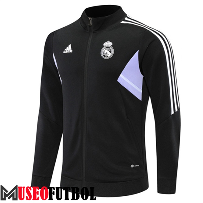 Chaquetas Futbol Real Madrid Negro 2022/2023