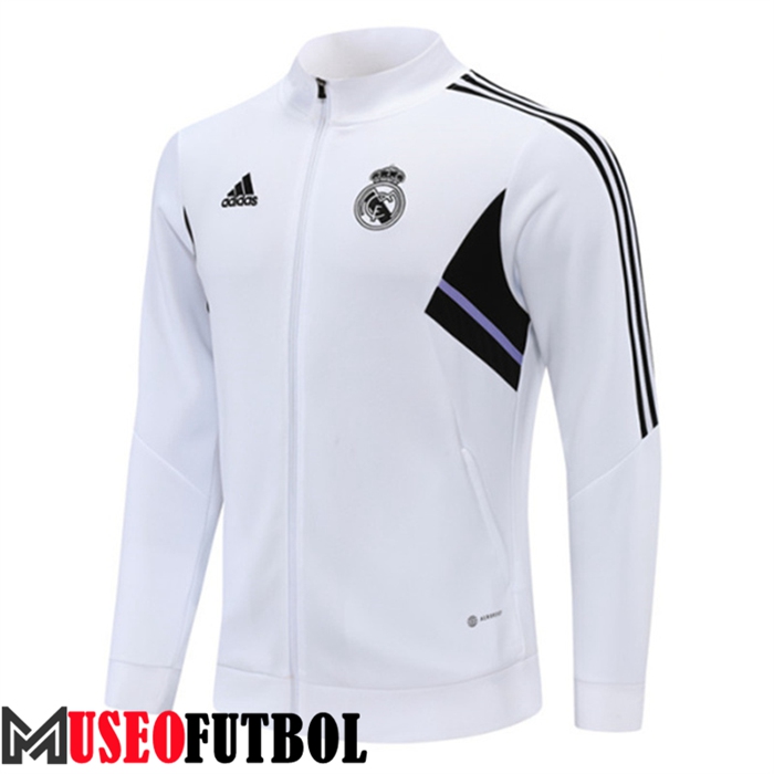 Chaquetas Futbol Real Madrid Blanco 2022/2023