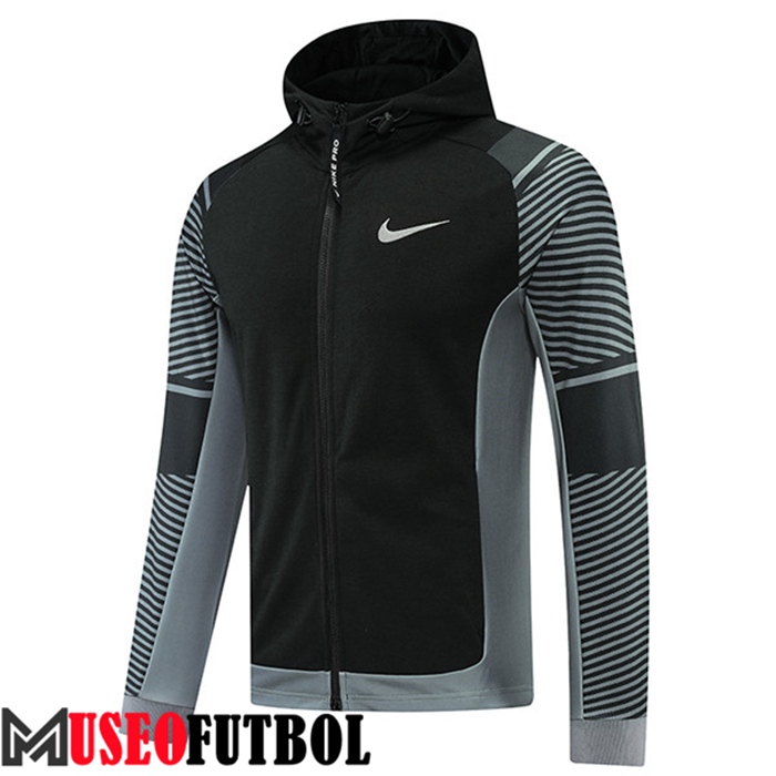 Chaqueta Con Capucha Nike Negro/Gris 2022/2023