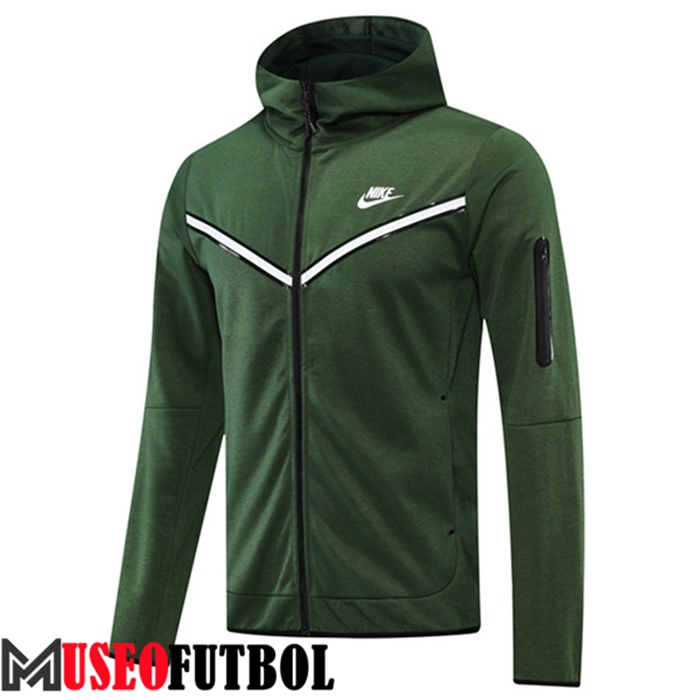 Chaqueta Con Capucha Nike Verde 2022/2023