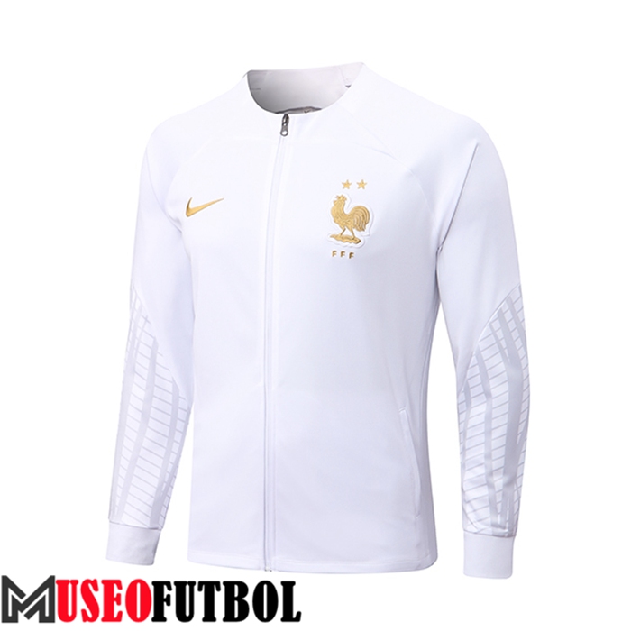 Chaquetas Futbol Francia Blanco 2022/2023