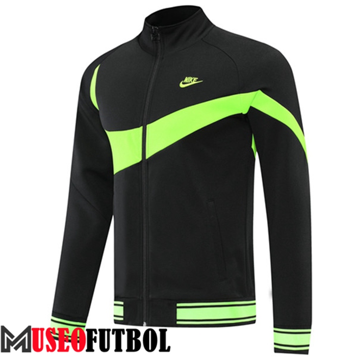 Chaquetas Futbol Nike Negro/Verde 2022/2023