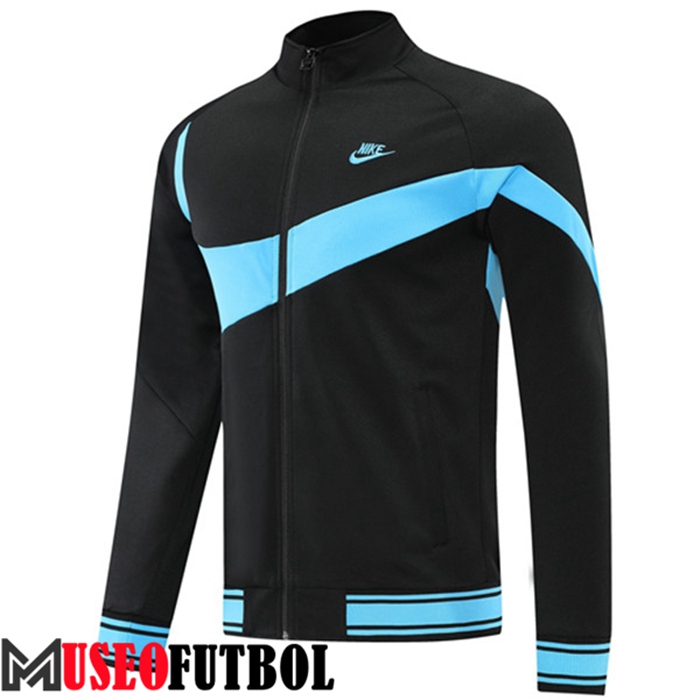 Chaquetas Futbol Nike Negro/Azul 2022/2023