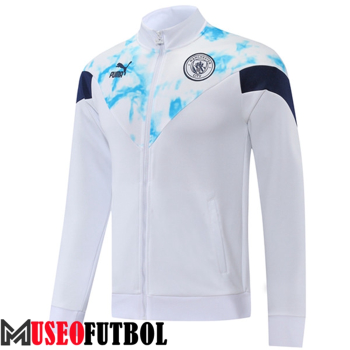 Chaquetas Futbol Marsella OM Blanco/Azul 2022/2023