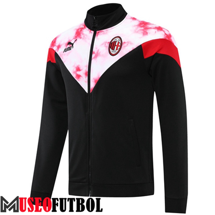 Chaquetas Futbol AC Milan Negro/Blanco 2022/2023