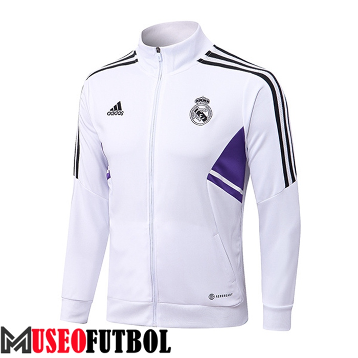 Chaquetas Futbol Real Madrid Blanco 2022/2023