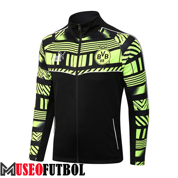 Chaquetas Futbol Dortmund Negro/Amarillo 2022/2023