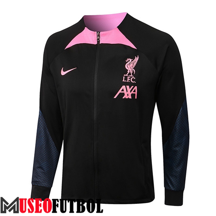 Chaquetas Futbol FC Liverpool Negro/Rosa 2022/2023