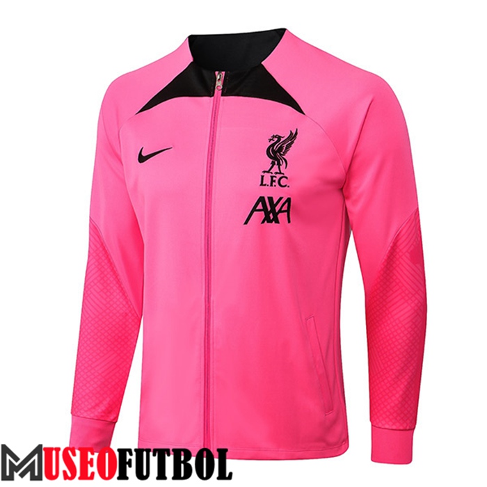 Chaquetas Futbol FC Liverpool Rosa/Negro 2022/2023