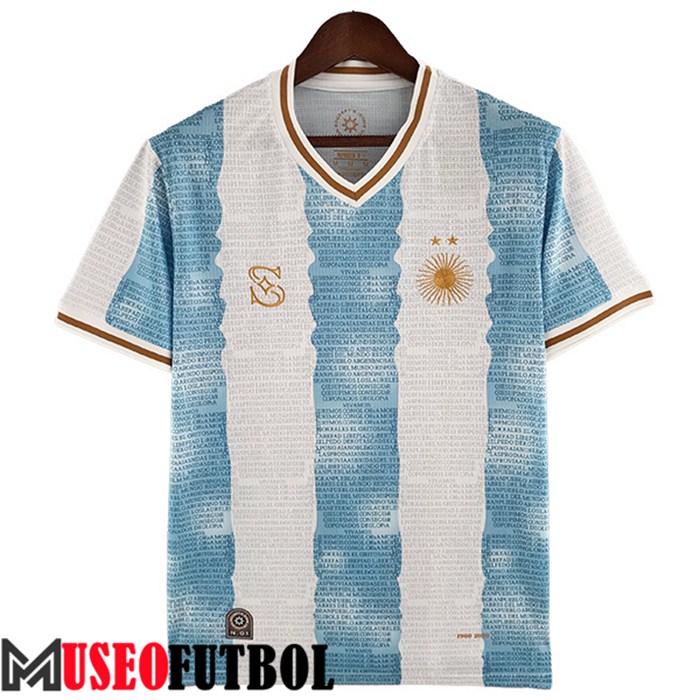 Camiseta Argentina Edición Conmemorativa Copa Del Mundo 2022