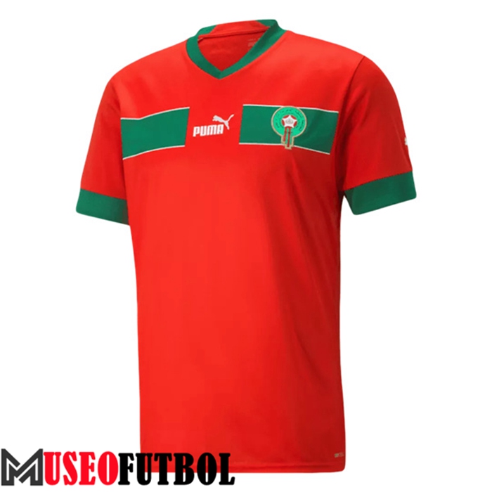 Camiseta Marruecos Primera Copa Del Mundo 2022