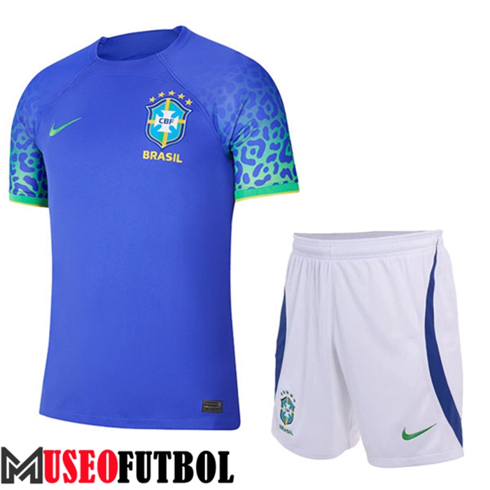 Camiseta Brasil Segunda + Cortos Copa Del Mundo 2022