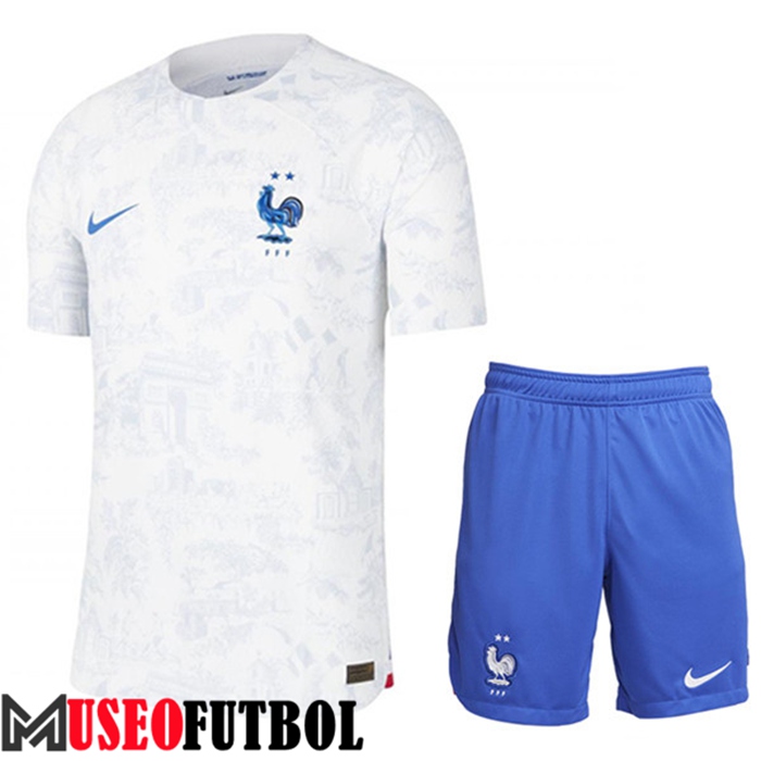 Camiseta Francia Segunda + Cortos Copa Del Mundo 2022