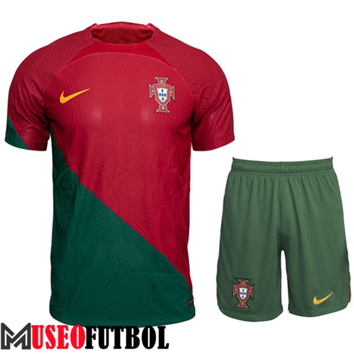 Camiseta Portugal Primera + Cortos Copa Del Mundo 2022