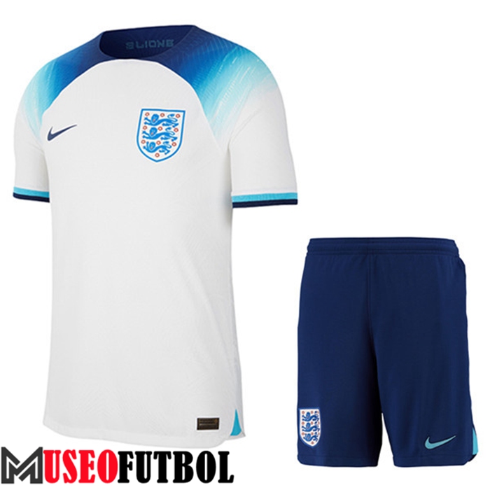 Camiseta Inglaterra Primera + Cortos Copa Del Mundo 2022