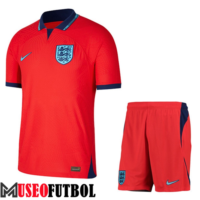 Camiseta Inglaterra Segunda + Cortos Copa Del Mundo 2022