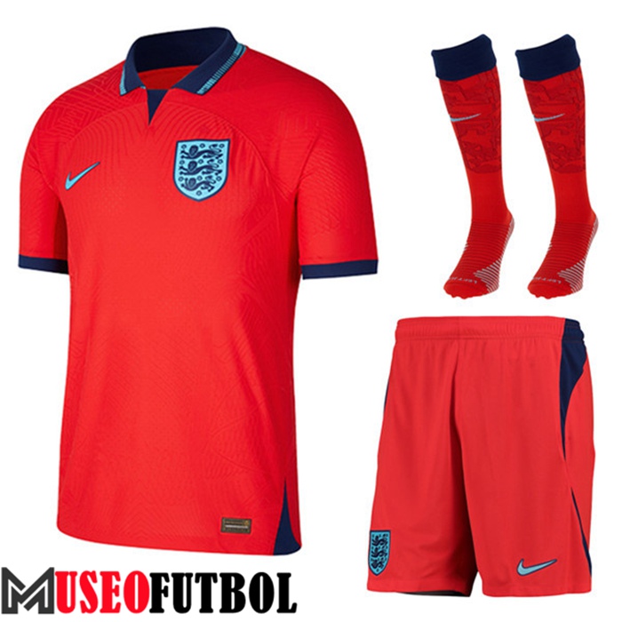 Camiseta Inglaterra Segunda (Cortos + Calcetines) Copa Del Mundo 2022