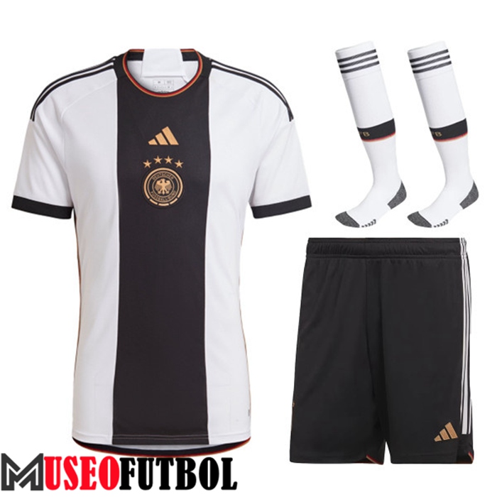 Camiseta Alemania Primera (Cortos + Calcetines) Copa Del Mundo 2022