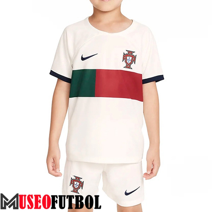 Camiseta Portugal Ninos Segunda Copa Del Mundo 2022