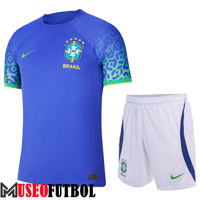 Camiseta Brasil Ninos Segunda Copa Del Mundo 2022