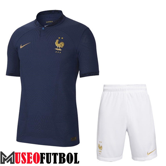 Camiseta Francia Ninos Primera Copa Del Mundo 2022