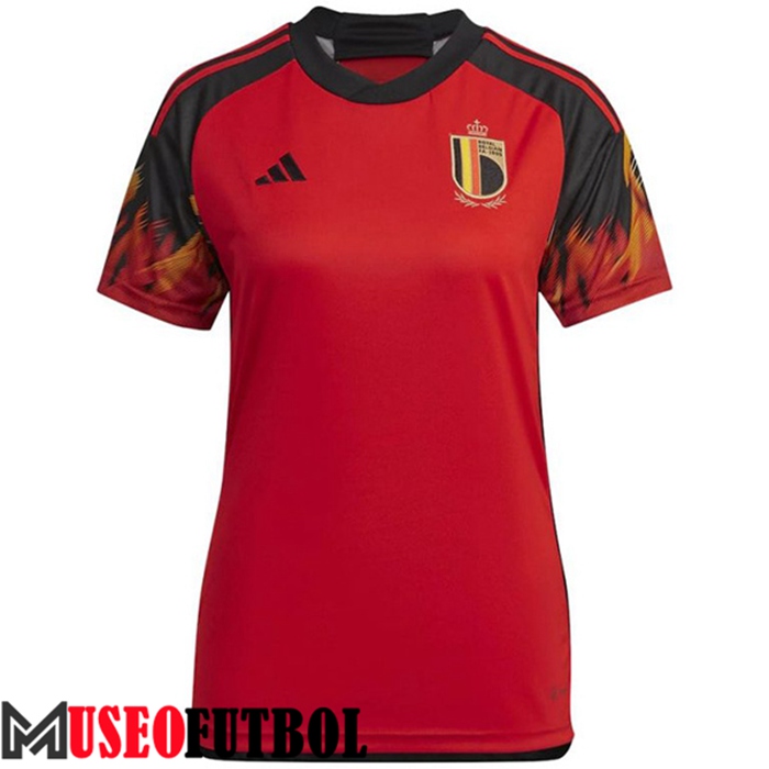 Camiseta Bélgica Mujer Primera Copa Del Mundo 2022