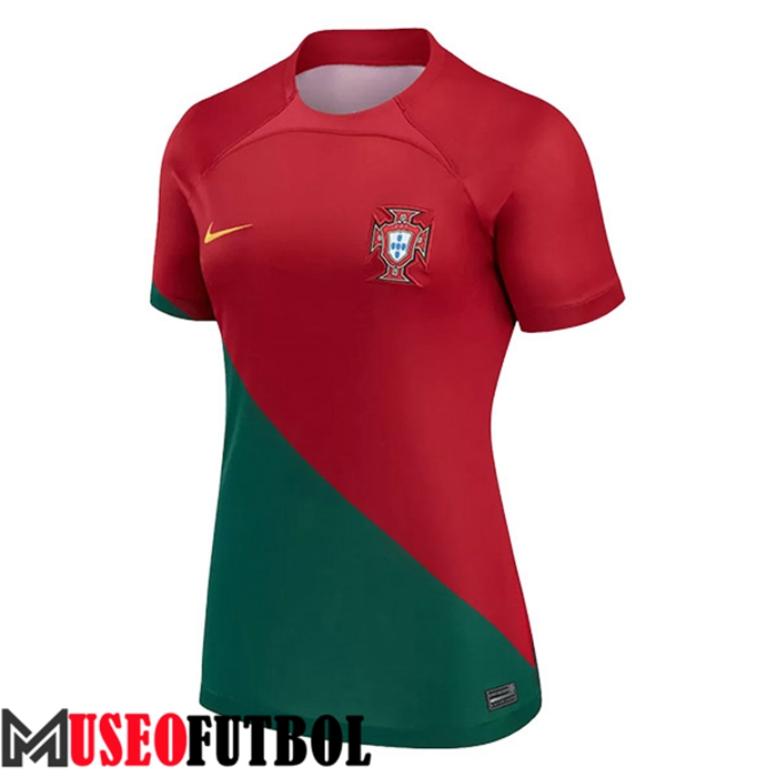 Camiseta Portugal Mujer Primera Copa Del Mundo 2022