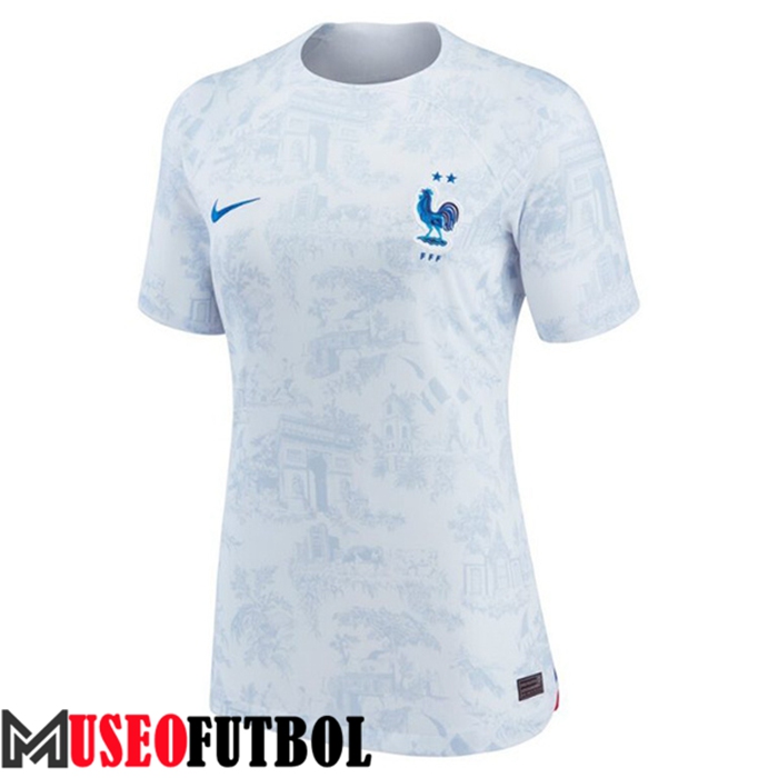 Camiseta Francia Mujer Segunda Copa Del Mundo 2022