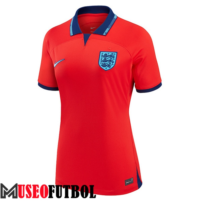 Camiseta Inglaterra Mujer Segunda Copa Del Mundo 2022