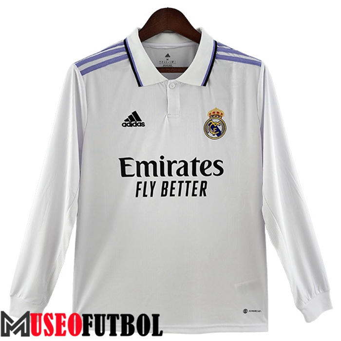 Camiseta Real Madrid Manga Larga Primera 2022/2023