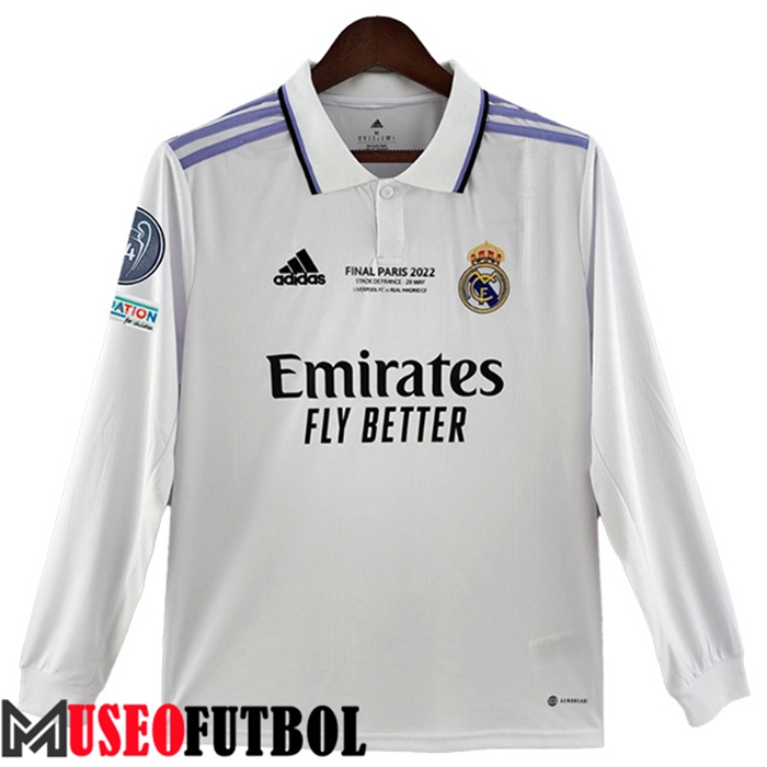 Camiseta Real Madrid 14 Champions Edition Primera Manga Largas 2022/2023