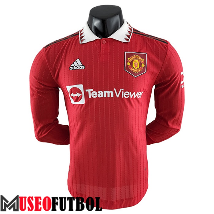 Camiseta Manchester United Primera Manga Largas 2022/2023