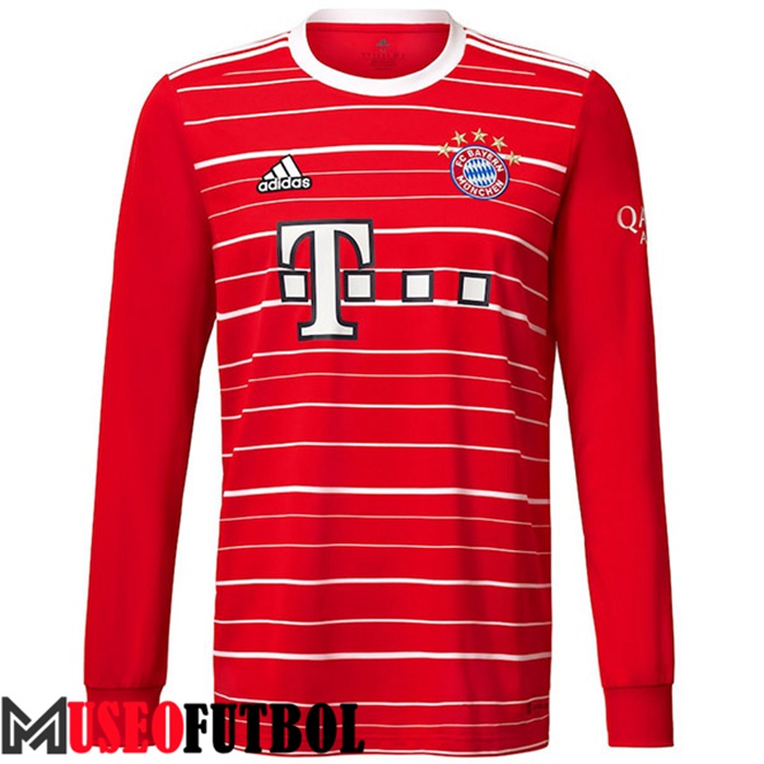 Camiseta Bayern Munich Manga Largas Primera 2022/2023