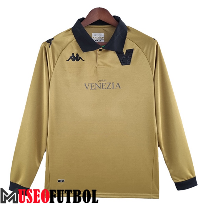 Camiseta Venezia FC Amarillo Manga Larga 2022/2023