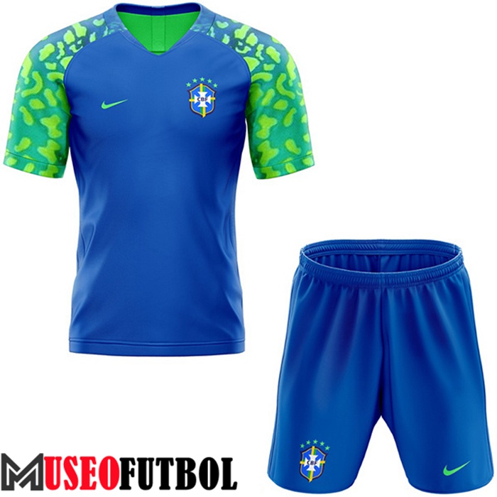 Camiseta Brasil Ninos Segunda 2022/2023