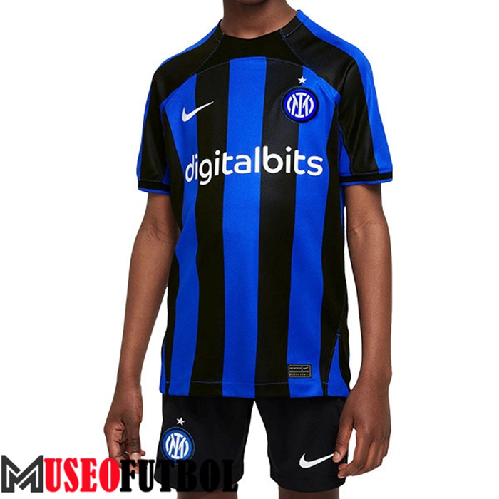 Camiseta Inter Milan Ninos Primera 2022/2023