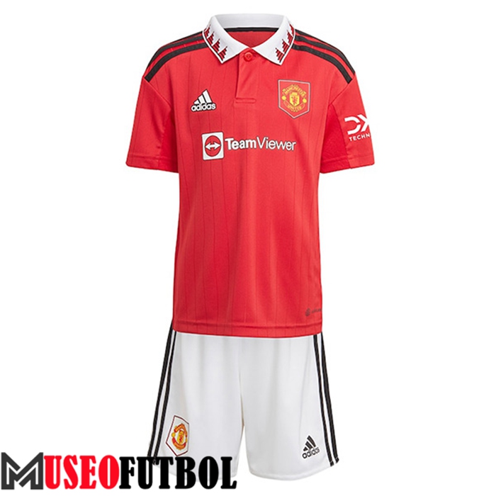 Camiseta Manchester United Ninos Primera 2022/2023