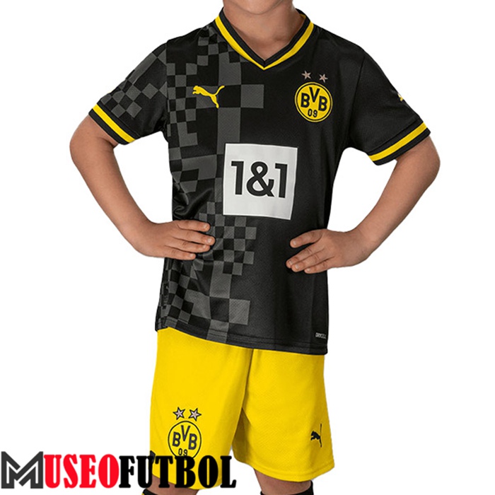 Camiseta Dortmund Ninos Segunda 2022/2023