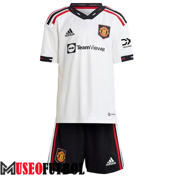 Camiseta Manchester United Ninos Segunda 2022/2023