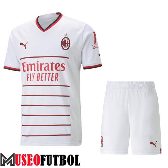 Camiseta AC Milan Ninos Segunda 2022/2023