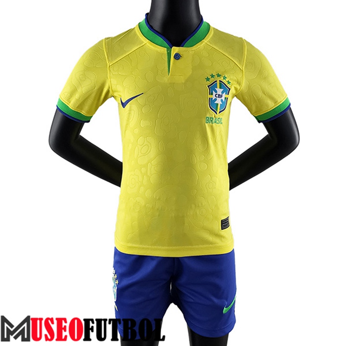 Camiseta Brasil Ninos Primera 2022/2023