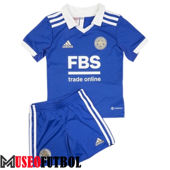 Camiseta Leicester City Ninos Primera 2022/2023