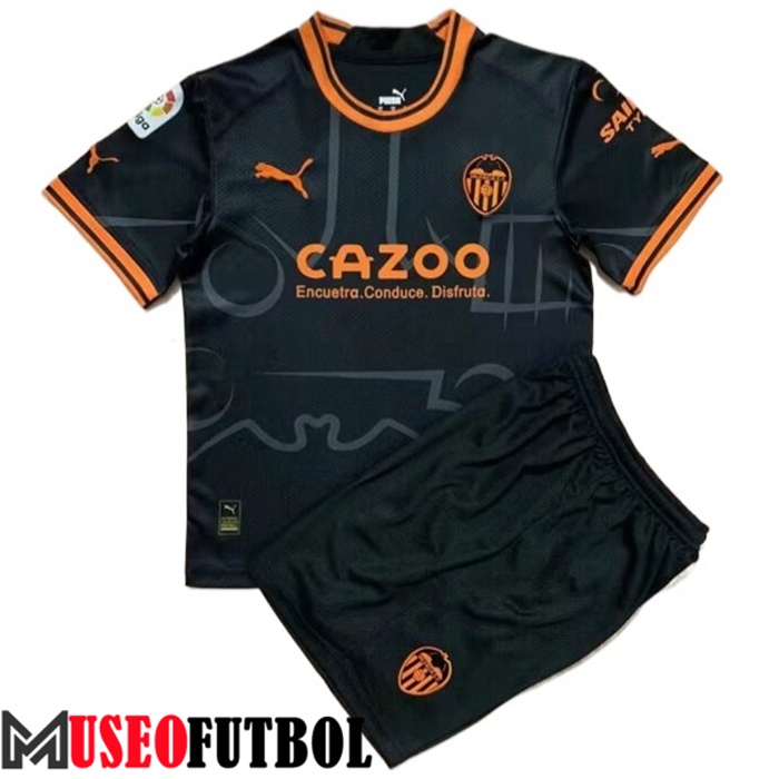 Camiseta Valencia CF Ninos Segunda 2022/2023