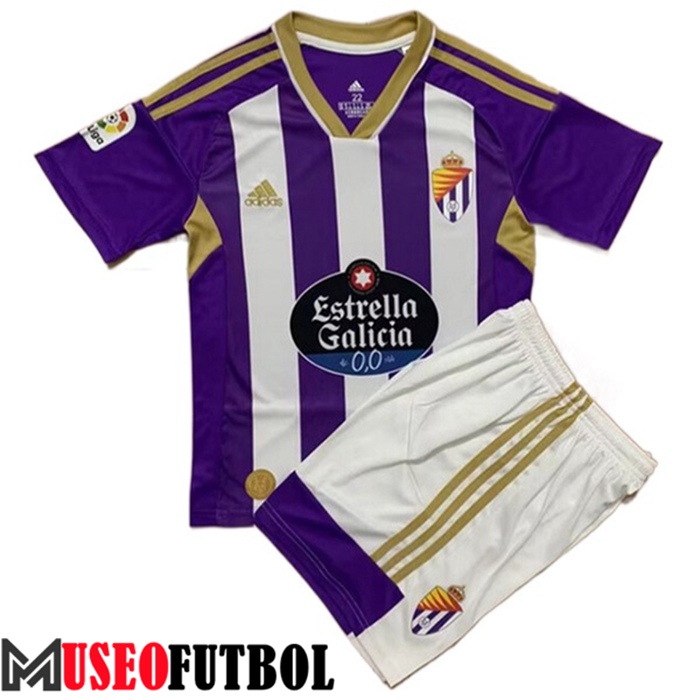 Camiseta Real Valladolid Ninos Primera 2022/2023