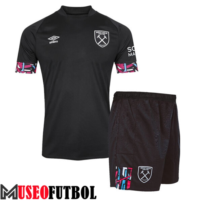 Camiseta West Ham Ninos Segunda 2022/2023