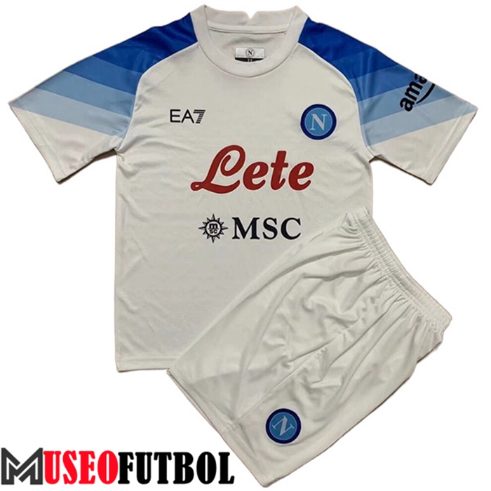 Camiseta SSC Napoli Ninos Segunda 2022/2023