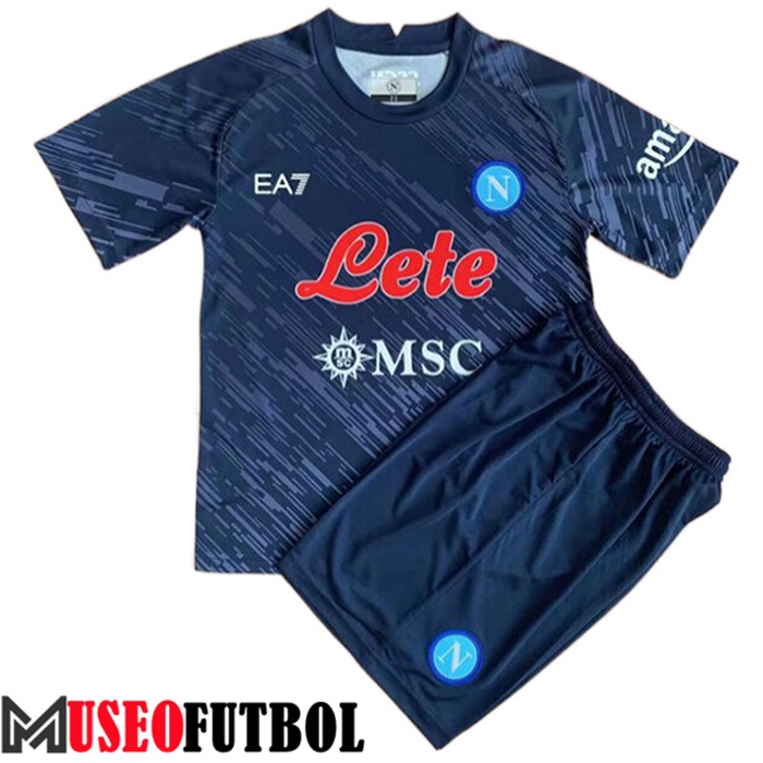 Camiseta SSC Napoli Ninos Tercera 2022/2023